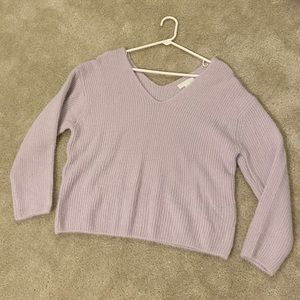 lavender sweater